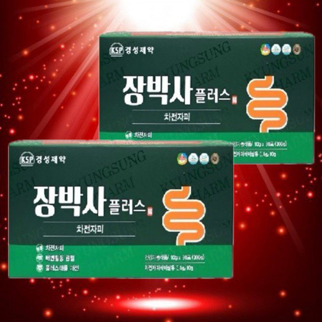 경성제약 장박사 플러스 60포 차전자피 식이섬유 30포 2box, 2개