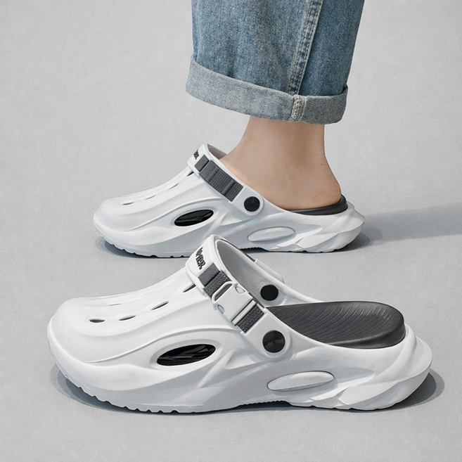 남여 커플 사이즈 아와유키 EVA 발편한 무중력 쿠션 샌들 슬리퍼