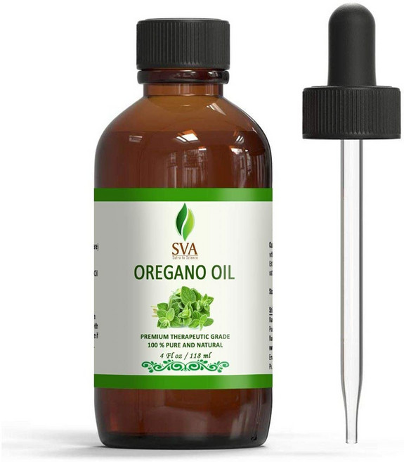 SVA Organics 오레가노 에센셜 오일 100% (118ml) Natural Oregano Essential Oil, 118ml, 1개