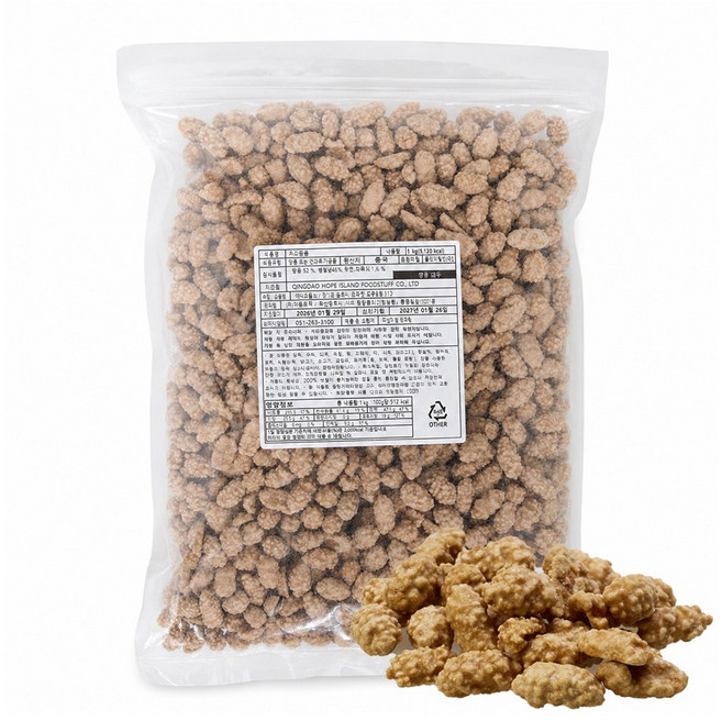 대용량 커피땅콩 건강간식 견과류, 1kg, 1개