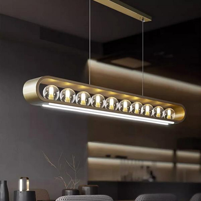 모던 홈 다이닝 룸 펜던트 조명 실내 천장 걸이식 샹들리에 장식, 02 8 heads gold, 02 RC remote dimming
