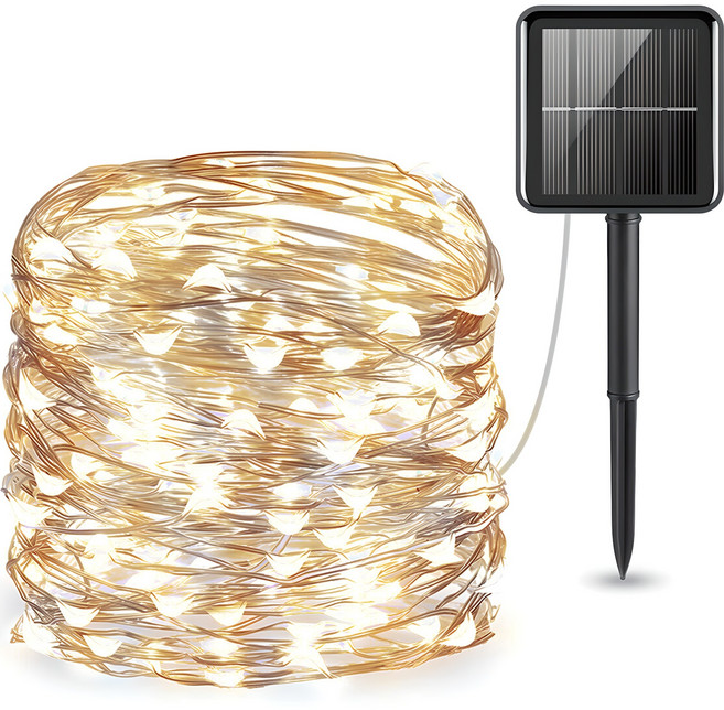 루아즈 태양광 태양열 야외 정원등 경관 조명 30M, 전구색