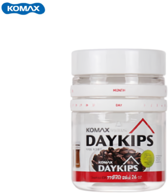코멕스 데이킵스 C31 770ml(26oz) 냉장고 정리 투명 원형 밀폐 보관 수납용기, 1개