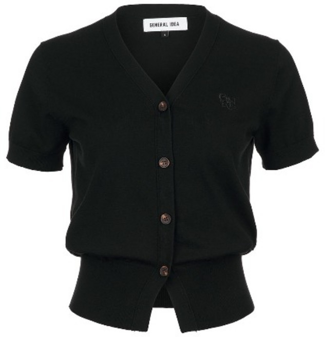 韓國 GENERAL IDEA 女款天絲經典短袖開衫 WBD2L04527