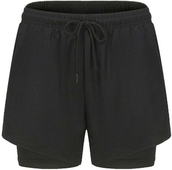 남녀공용 러닝 반바지 마라톤 속바지 덧댐 2in1 일체형 수영복