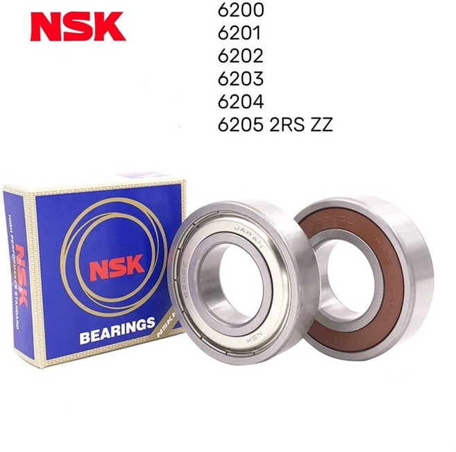5/10pcs 깊은 홈 볼 베어링 NSK 고속 6200 6201 6202 6203 6204 6205Z 2RS ZZ DDU 10x30x9mm 베어링 강철 10*30*9mm, 10개