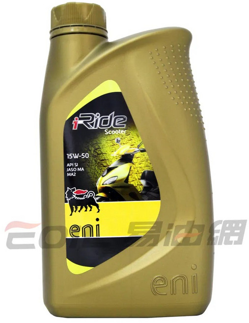 【易油網】eni I-Ride scooter 4T 機車合成機油 AGIP CITY MA2, 1個, 15W50