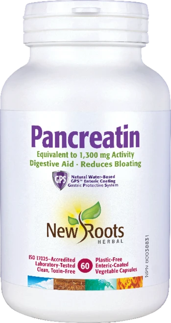 뉴루츠허벌 소화효소 판크레아틴 60 장용코팅베지캡슐 1개월분, 1개, 60정 - 쿠팡