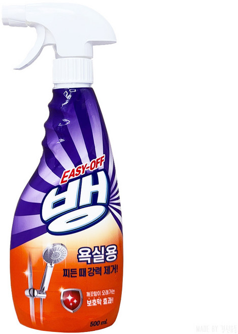 이지오프뱅 욕실용 강력 찌든때 제거제 스프레이형, 500ml, 4개