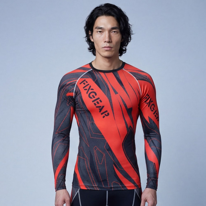 픽스기어 CFL-68 남 여 공용 머슬핏 스포츠웨어 언더레이어 언더셔츠 짐웨어 헬스복 운동복 트레이닝복 주짓수 크로스핏 합기도 래쉬가드