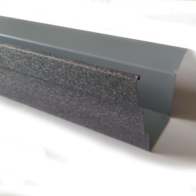 링클징크 빗물받이 지붕 처마 물받이 선홈통 3m 단위 구성품 옵션 추가 가능 착불배송, 1.물받이+걸이쇠+옆마게, 3.블랙스톤, 1개