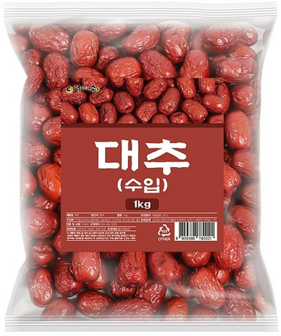 엄마애손 말린 대추 1kg, 1개
