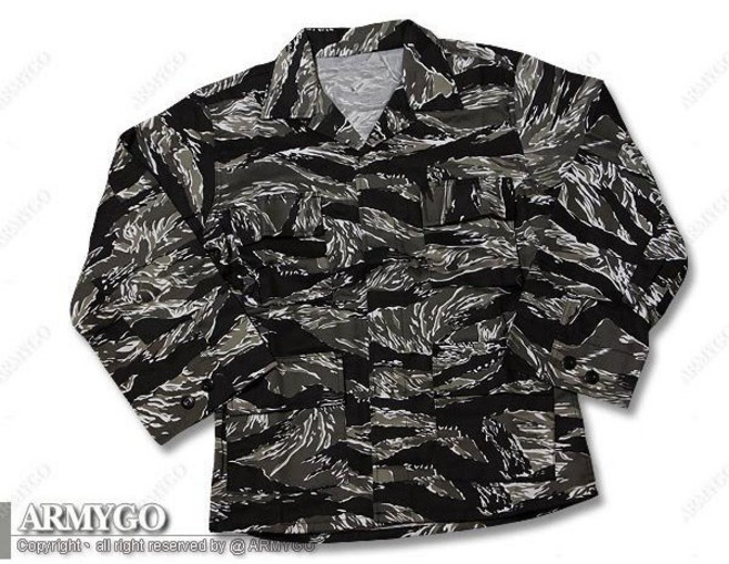 ARMYGO 城市虎斑迷彩BDU上衣 耐磨透氣 多口袋設計, 1個
