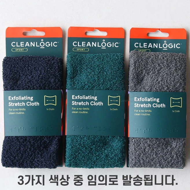 클린로직 샤워타올 맨즈 색상랜덤(1p) 각질제거 고탄력 등밀이, 1개, 1개입 - 쿠팡