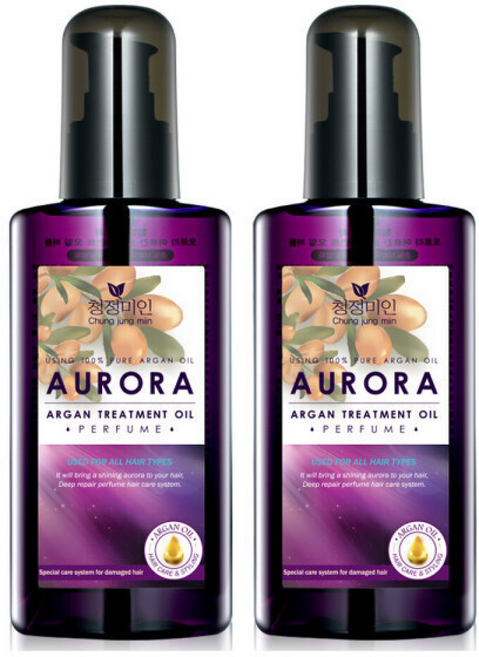 오로라 아르간 헤어에센스 140ml 1+1 헤어오일 퍼퓸, 1개