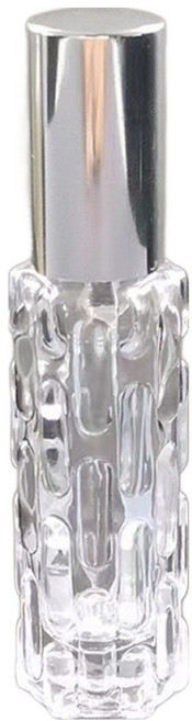 리얼피키 펌핑식 휴대용 고급 향수공병 10ml, 1개, 실버