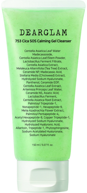 디어글램 753 시카 SOS 카밍 젤 클렌저, 1개, 150ml