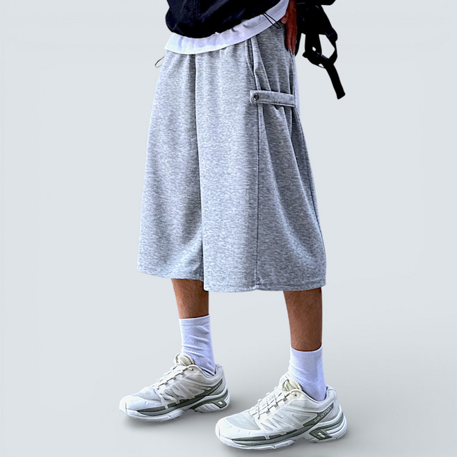 시온 고중량 사이드 스냅 버뮤다팬츠