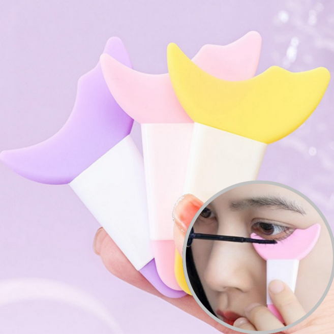 슈픽 셀프 아이라인 마스카라 눈화장 가이드 번짐방지 가드, 3개, 핑크