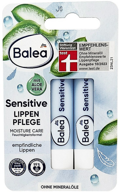 발레아 립밤 2개입 독일산, 센시티브, 4.8g, 4.8ml, 1개