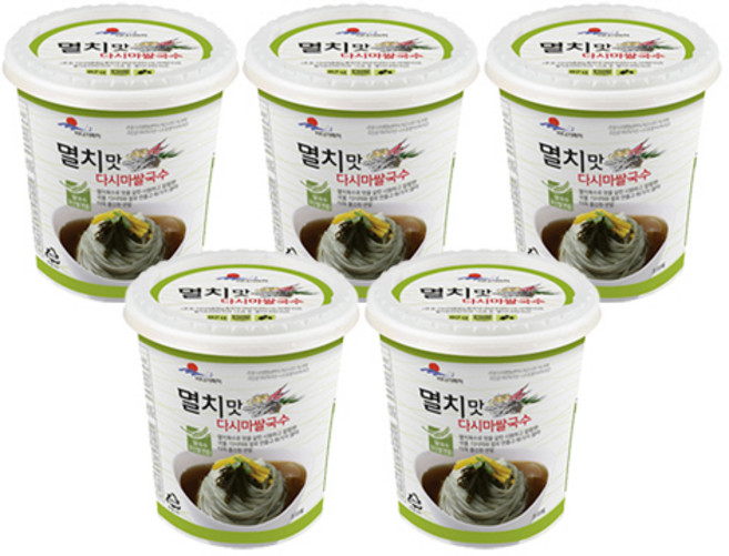 바다가득히 해조국수 면속에 해조류를 담은 멸치맛 다시마 쌀국수 82g, 5개