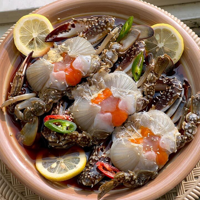 국내산 삼삼한 삼채 암꽃게 간장 꽃게장2.5kg(4미)반찬, 2.5kg, 2개