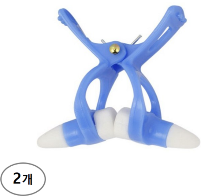 타이탄 콧대 코집게 교정 노즈업, 2개, 블루
