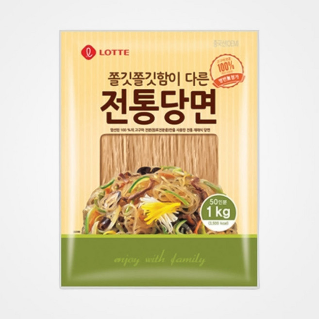 롯데푸드 전통당면, 1개, 1kg