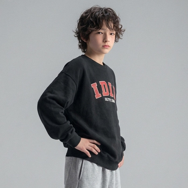 봄 주니어아동 이디 오버핏맨투맨