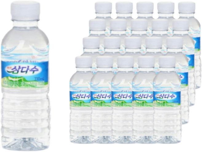 제주삼다수 330ml 20개 1Box (유/무 라벨 랜덤발송)