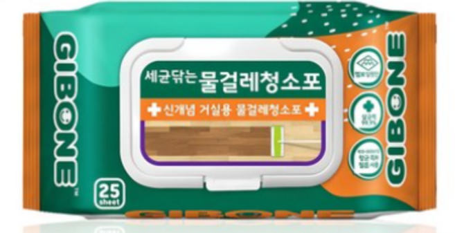 기본에 물걸레 청소포 캡형 25매, 10개