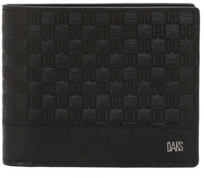 닥스>>[선물추천] 블랙 DD로고 소가죽 반지갑(WBWA5E729BK)