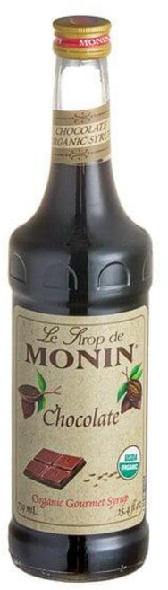 모닌 유기농 초콜릿 향료 시럽 유리병 750ml, 3개