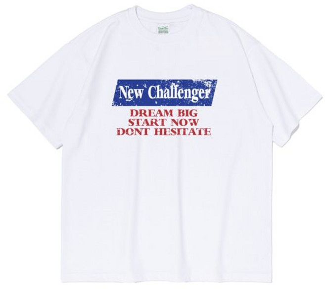 카고브로스 NEW CHALLENGE SHORT-SLEEVE T-SHIRT WHITE