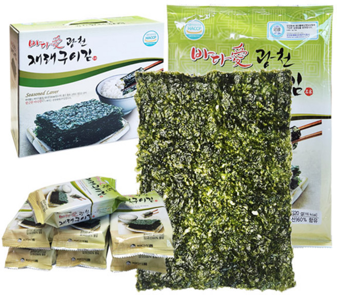 광천김 재래구이김 혼합10봉세트 (전장김+도시락김), 1개