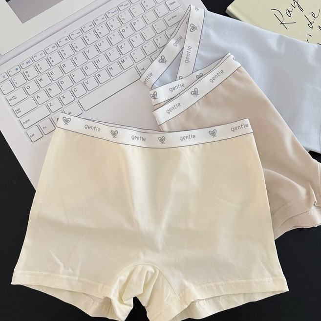 은무드 여성 베이직 네모 사각 팬티 3P