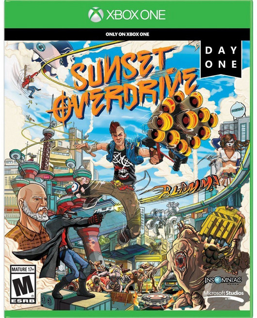 XBOX ONE 落日飆神 Sunset Overdrive 首日版 動作冒險遊戲