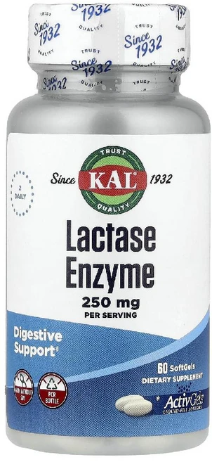 칼 락타아제 효소 250mg(2정) 60정 엔자임, 1개, 1개 - 쿠팡