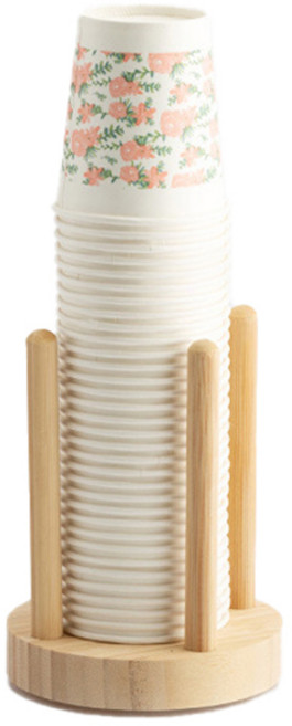 디모어 카페 주방 탕비실 원목 종이컵홀더, 1개, 우드