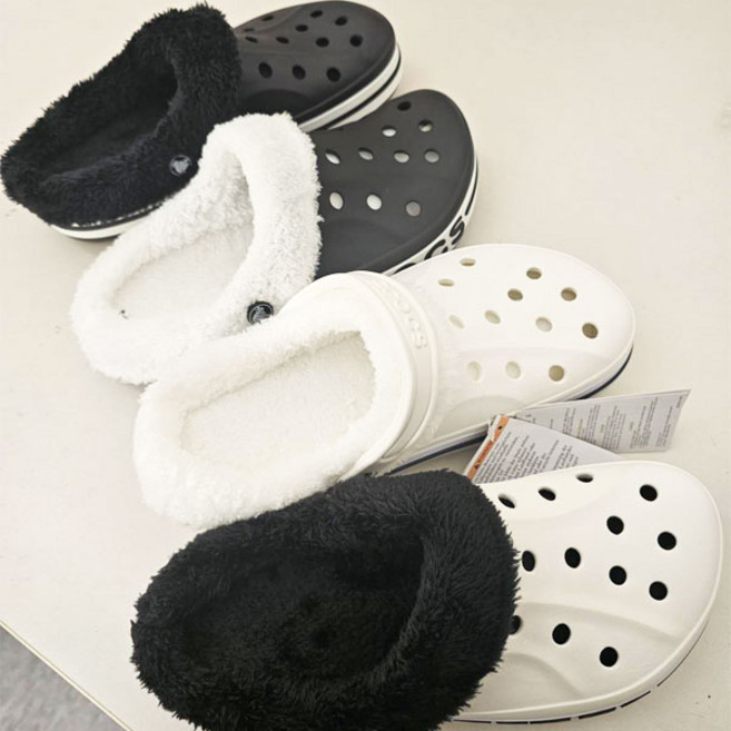 [마오르]크록스 호환 슬리퍼 털 내피 안감 기모 털신 탈부착 방안(크록스 신발 미포함 )