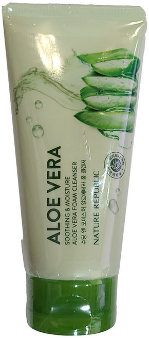 네이처리퍼블릭 수딩 앤 모이스처 알로에 베라 폼클렌저, 150ml, 1개