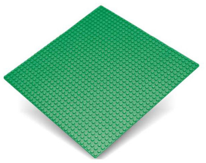 相容樂高 32x32 小顆粒底板, 深綠, 1個