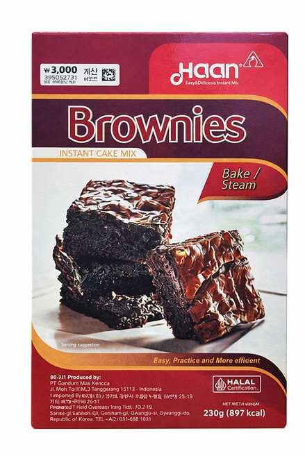 국제유통 브라우니 믹스, 1개, 230g