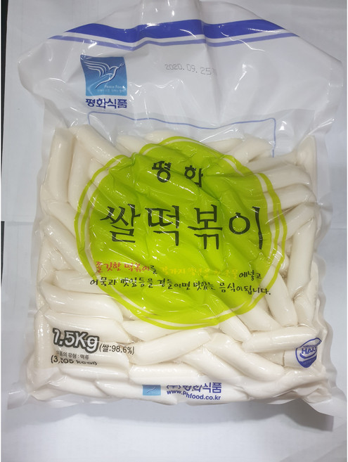 평화 쌀떡볶이 (1.5Kg X 10입), 1.5kg, 10개