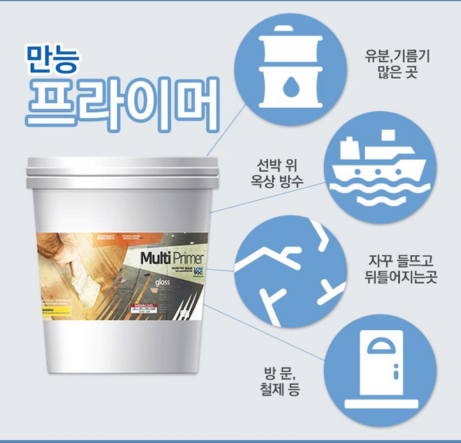 만능프라이머 2L 바인더 옥상 젯소 수성 유성 믹싱 하도 우레탄 에폭시, 수성 만능프라이머(투명) 2L, 1개