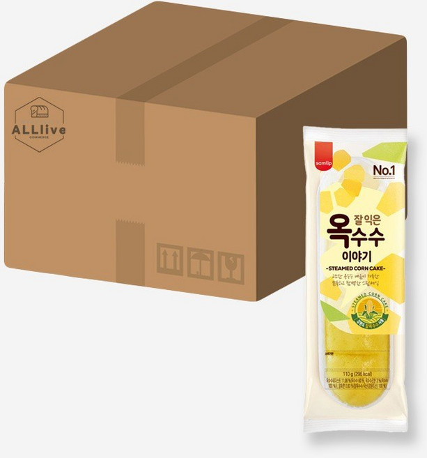 삼립 간식 빵 잘익은 옥수수 이야기, 110g, 6개