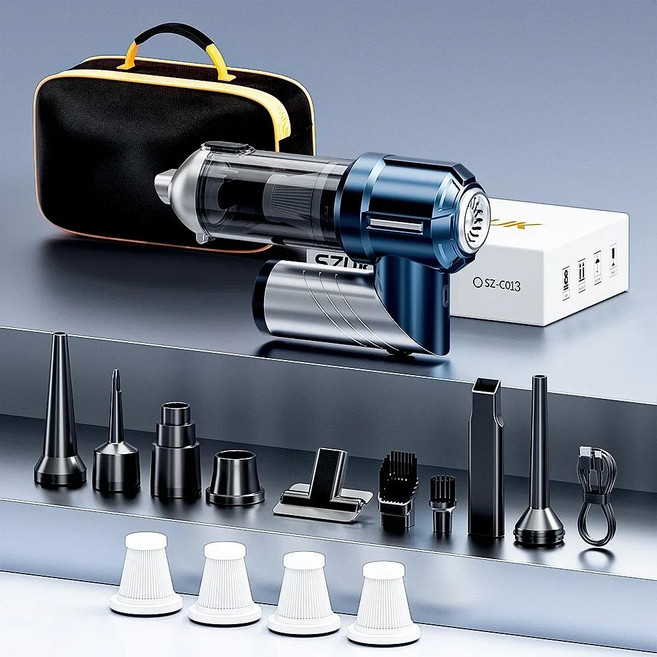 SZUK 자동차 진공 청소기 휴대용 핸드 미니 무선 강력한 흡입 가전 제품 코드리스, 01 CHINA