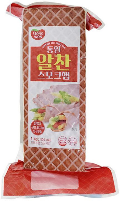 동원 알찬스모크햄1kg, 1kg, 1개