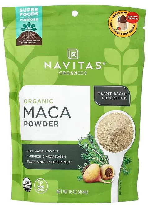 Navitas Organics 유기농 마카 분말 454g(16oz) NAV-00051, 454g, 1개 - 쿠팡