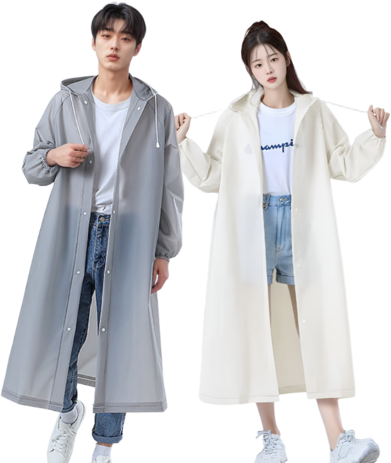 1+1 젤피온 우비 남여공용 레인코트 고급형 다회용